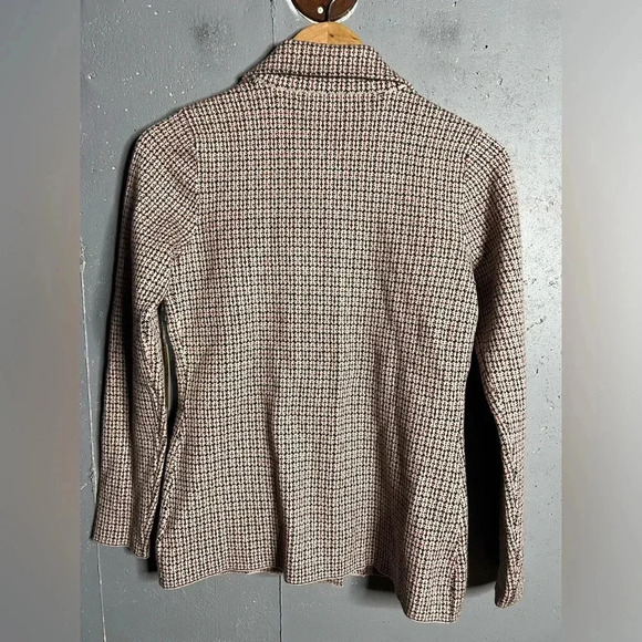 Max Studio NWT pink and gray soft double breasted blazer. Size XSmall - Picture 2 of 9